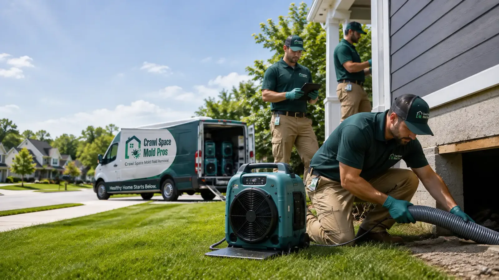 Crawl Space Mold Removal in Granger, IA